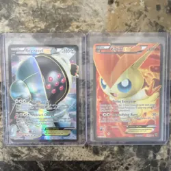 Pokemon TCG B&W Full Art EX Lot - Registeel EX, Victini EX, English LP - Image 1