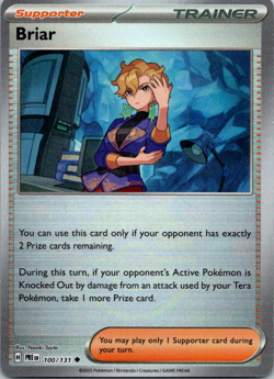 Briar 100/131 Pokeball Pokemon TCG SV: Prismatic Evolutions NM - Image 1