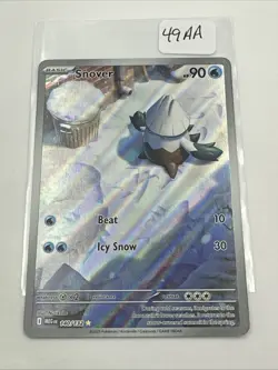Snover 140/132 SIR Pokemon Mega Evolution NM Holo Pack Fresh - Image 2
