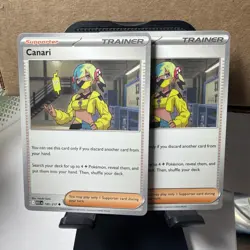 2x Canari 185/217 Uncommon Regular Pokemon TCG Ascended Heroes Trainer - Image 1