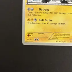 Pokemon TCG Zekrom 50/99 Next Destinies Chase Moloney World Championship 2012 NM - Image 3