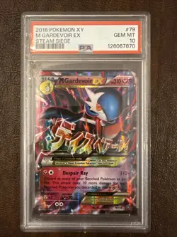 Pokemon XY Steam Siege M Gardevoir EX 2016 PSA 10 Gem Mint 79/114 - Image 1