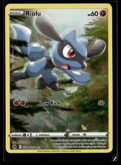 2023 Sword & Shield Series - Crown Zenith - Galarian Gallery. Riolu Common #GG26 - Image 1