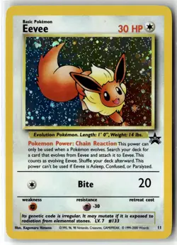 Eevee ⭐ 11 Holo Promo Wizards Black Star Promos 1999 Pokemon NM - Image 1