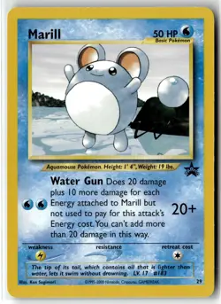 Marill ⭐ 29 Promo Wizards Black Star Promos 1999 Pokemon LP - Image 1