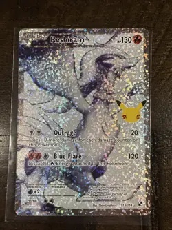 Pokemon TCG Reshiram 113/114 Celebrations Classic Collection Holo - Image 1