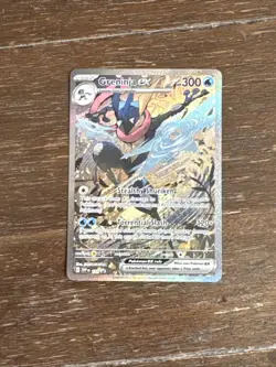 2024 Pokemon SVP EN #132 Greninja EX Special Illustration Black Star Promo NM-MT - Image 1