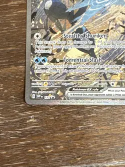 2024 Pokemon SVP EN #132 Greninja EX Special Illustration Black Star Promo NM-MT - Image 2