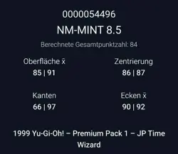 Yu-Gi-Oh! Time Wizard - Premium Pack 1 JP Secret Rare - 1999 - AOG 8,5 - Image 3