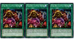 Yugioh- 3X The Big Cattle Drive - Common - 1st Edition - CBLZ-EN063 - Near Mint - Image 1