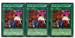 Yugioh- 3X The Big March of Animals - Common - 1st Edition - FET-EN048 - NM - Image 1