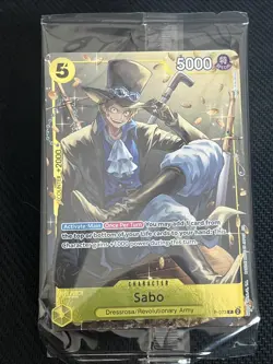 Sabo P-073 One Piece Promotion Cards Foil Sealed Pack - Image 1