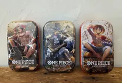 One Piece TCG: Vol 2 Tin Pack Set of 3 | TS-02 OP-13 NEW SEALED - Image 1