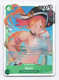 Nami OP14-031 (Foil) (SR) One Piece The Azure Sea's Seven OP14 - Image 1
