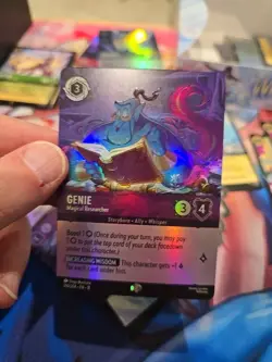 Disney Lorcana Winterspell Genie Magical Researcher Epic 210 - Image 2