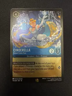 Disney Lorcana Cinderella Dream Come True 155/204 Cold Foil Whispers in the Well - Image 1