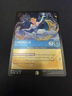 Disney Lorcana Cinderella Dream Come True 155/204 Cold Foil Whispers in the Well - Image 2