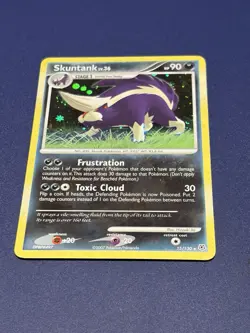 Pokemon Card Skuntank 15/130 Holo Rare Diamond and Pearl - Image 1