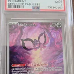 Pokemon Pecharunt 129 Sv: Scarlet & Violet Promo PSA 9 Holo TCG Card English - Image 1