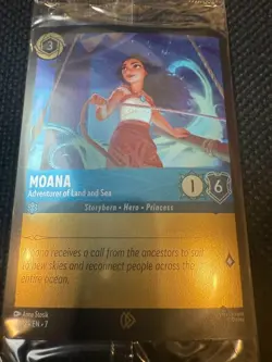 Moana Adventurer of Land and Sea 26/P2 Lorcana promo card Moana 2 foil Moana - Image 1