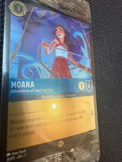 Moana Adventurer of Land and Sea 26/P2 Lorcana promo card Moana 2 foil Moana - Image 2