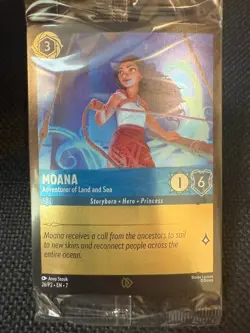 Moana Adventurer of Land and Sea 26/P2 Lorcana promo card Moana 2 foil Moana - Image 3