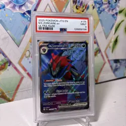 N's Zoroark EX Holo Ultra Rare Card 175/159 Sv09: Journey Together PSA 9 🔥 - Image 3