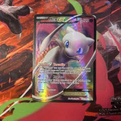 Pokemon Card Mew Ex 120/124 Full Art B&W Dragons Exalted Full Art 2012 - Image 1