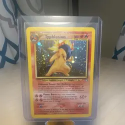VENTSGE Pokemon Typhlosion Neo Genesis Holo Rare 17/111 Stage 2 Unlimited Card - Image 1