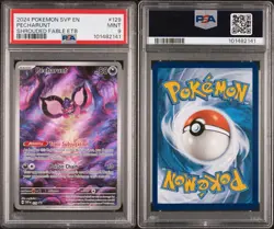2024 Pokemon Pecharunt 129 Sv: Scarlet & Violet Promo Cards Holo PSA 9 Mint - Image 3