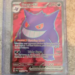 Pokemon Gengar ex 193/162 SV05: Temporal Forces Ultra Rare Full Art Holo Card - Image 1