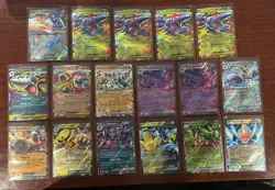 Pokemon TCG - Mega ex + ex Double Rare Lot - 17 Cards NM/M - Image 1
