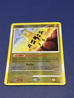 Pokemon TCG Elekid Reverse Holo Card 48/130 Diamond and Pearl - Image 1