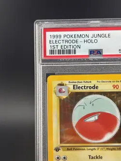 Pokemon TCG Electrode Holo Rare 1st Edition Jungle Card 2/64 - Image 3