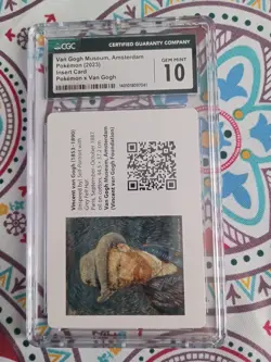 CGC 10 Grey Felt Hat 085 VAN GOGH INSERT Pokemon Card Gem Mint OG - Image 1