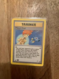 Pokemon Card - Misty's Duel Gym Heroes 123/132 Common 1st Edition - Image 1