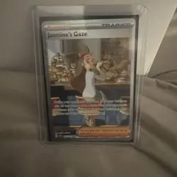 Pokemon Card - Jasmine's Gaze Surging Sparks 245/191 Holo SIR - Image 1