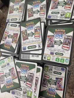 Pokemon TCG Code Cards Bulk 4700 Lot Unused Codes Sword&Shield/Scarlet&Violet/ME - Image 2