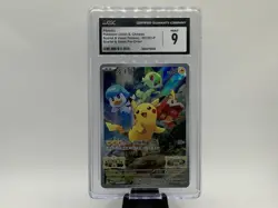 2022 Pokemon Chinese Scarlet and Violet Trading Card Pikachu 001/Sv-p CGC 9 - Image 1