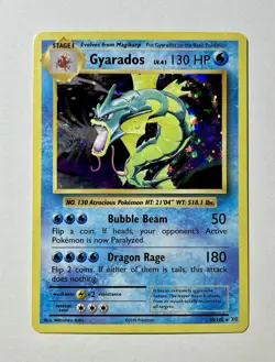 Pokemon Gyarados TCG Holo Rare Card 34/108 XY Evolutions 2016 NM - Image 1