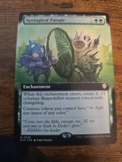 Springleaf Parade (Extended Art) Commander: Lorwyn Eclipsed Regular - Image 1