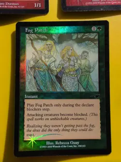 Laccolith Whelp,Flowstone Wall & Fog PAtch MTG 3 Card OLD VINTAGE FOIL. NEMESIS. - Image 2