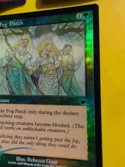 Laccolith Whelp,Flowstone Wall & Fog PAtch MTG 3 Card OLD VINTAGE FOIL. NEMESIS. - Image 3