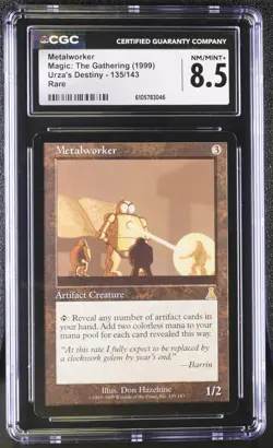 Metalworker. Urza's Destiny Mtg. CGC 8.5 Near Mint/Mint+! - Image 1