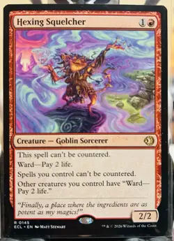 MTG Lorwyn Eclipsed Hexing Squelcher Regular Rare 0145 - Image 1