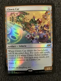 Magic The Gathering MTG - Clown Car Foil - Unfinity - Image 1