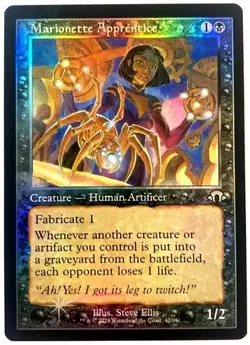 FOIL Marionette Apprentice (Retro Frame) - Modern Horizons 3 (MH3) - Image 1