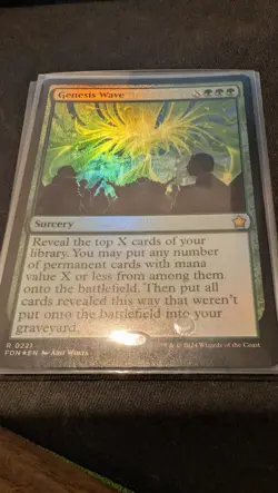 MTG: Genesis Wave, FOIL, Foundations, 221, Pack Fresh - Image 1