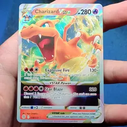 Charizard VSTAR 018/172 Swsh09 Brilliant Stars Pokemon 2022 - NM - Image 1