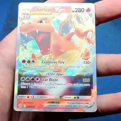 Charizard VSTAR 018/172 Swsh09 Brilliant Stars Pokemon 2022 - NM - Image 2